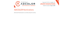 Desktop Screenshot of nominations.adcolor.org